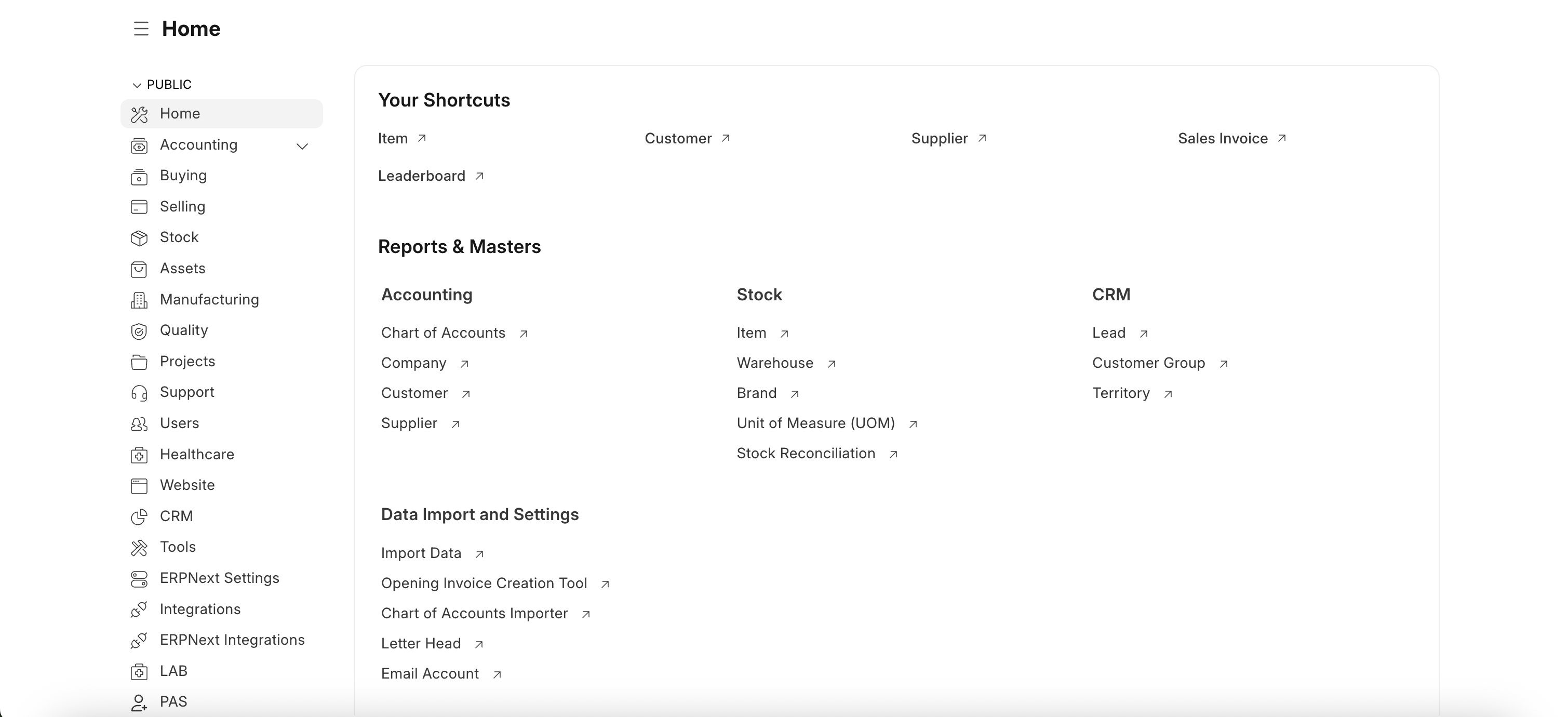 ERP System